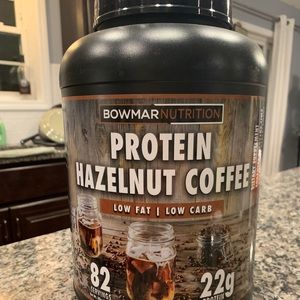 Bowmar nutrition hazelnut coffee protein